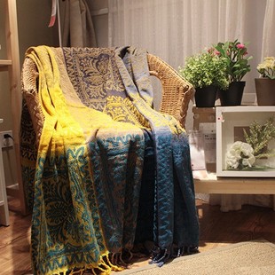 Foreign Trade AliExpress Tibetan Style Modern Soft Fabric Blanket Sofa Blanket Velvet Blanket Plush Leisure Blanket Art Blanket