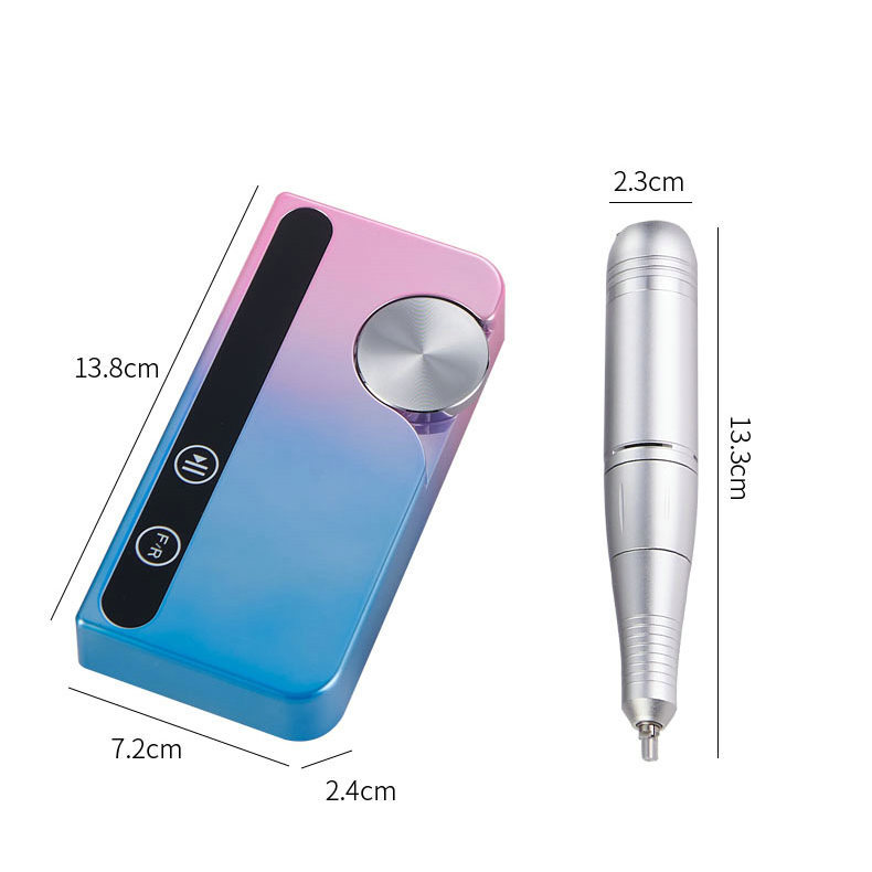 Nuevo amolador de uñas profesional de descarga de uñas 45000 rpm almacenamiento de energía portátil amolador de uñas eléctrico transfronterizo