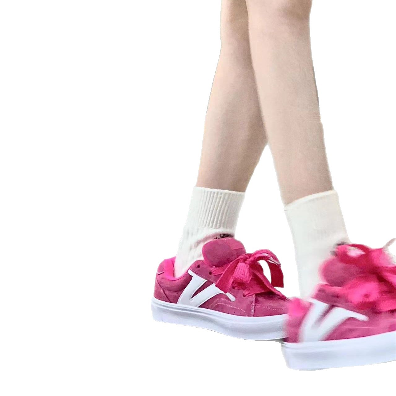 2025 primavera y otoño nueva moda zapatos de pan de todo fósforo marea nacional retro zapatos de skate casuales zapatos transpirables de todo fósforo mujeres