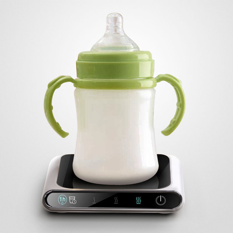 Nuevo caliente blanco posavasos USB portátil 55 ° temperatura constante recordatorio de agua potable inteligente temperatura constante calefacción montaña