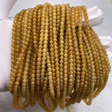 直供批天然和田玉新疆且末糖佛珠4mm糖料小米珠diy配珠小红书爆款