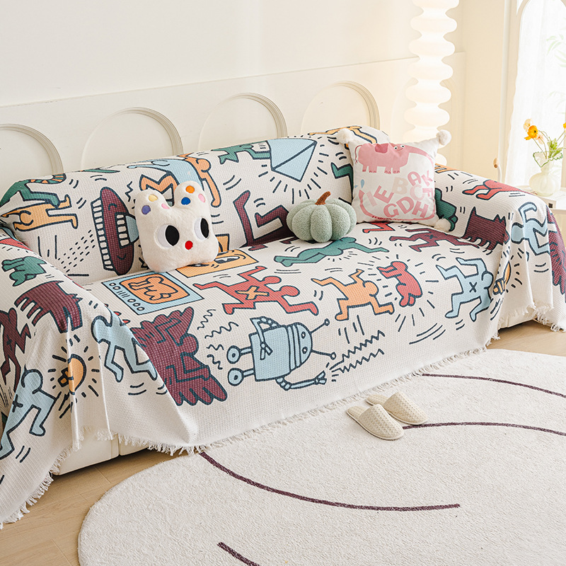 Nordic Style Sofa Cover For Single And Three-seater Sofas_voghion.com