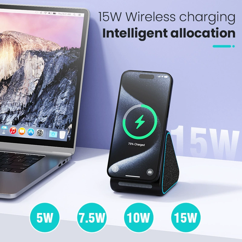 Зарядное устройство, колонки, мобильный телефон, совместим с iPhone15, bluetooth