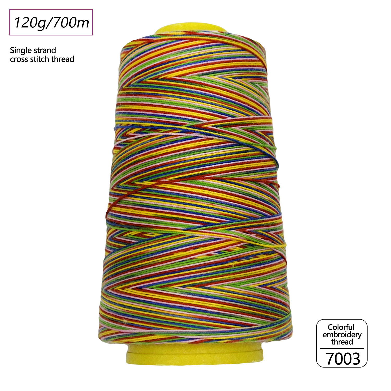 Mona Lisa real plantilla de color hilo de tubo de hilo bordado resistente al desgaste teñido de color brillante alta solidez del color image 16