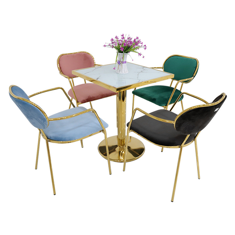 Sillas de comedor de Amazon exportar sillas de comedor italianas sillones de lujo ligero de alta sensación de mesa de comedor respaldada