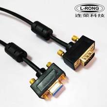 VGA HD15 VGA Cable 3+9 DB15ᘾ RGB 僽^ 6FT