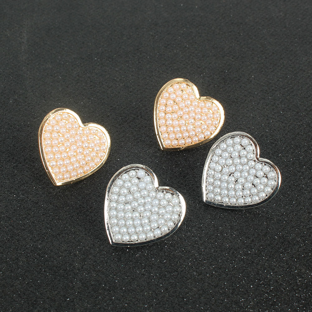 Aretes De Aleación En Forma De Corazón display picture 6