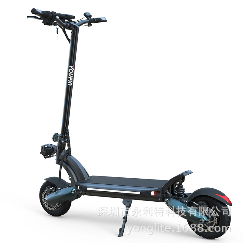 Factory direct sales 8.5 inch dual-drive 2000W electric scooter folding adult off-road two-wheel lithium battery electric vehicle