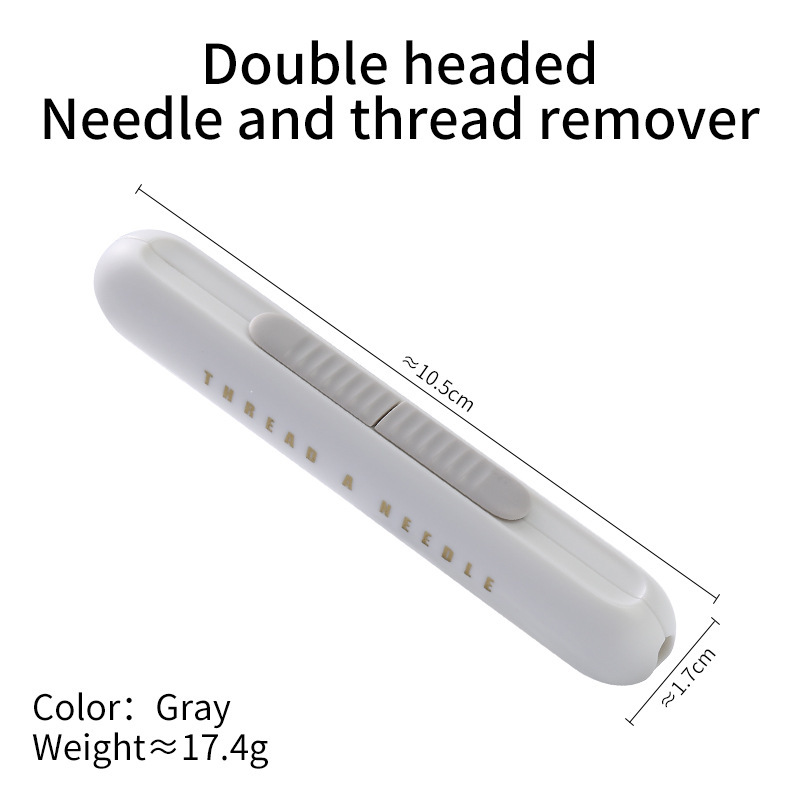 Dispositivo de enhebrado dos en uno, separador de cables, enhebrador de puntada portátil para el hogar, separador de puntada de doble cabezal de doble propósito