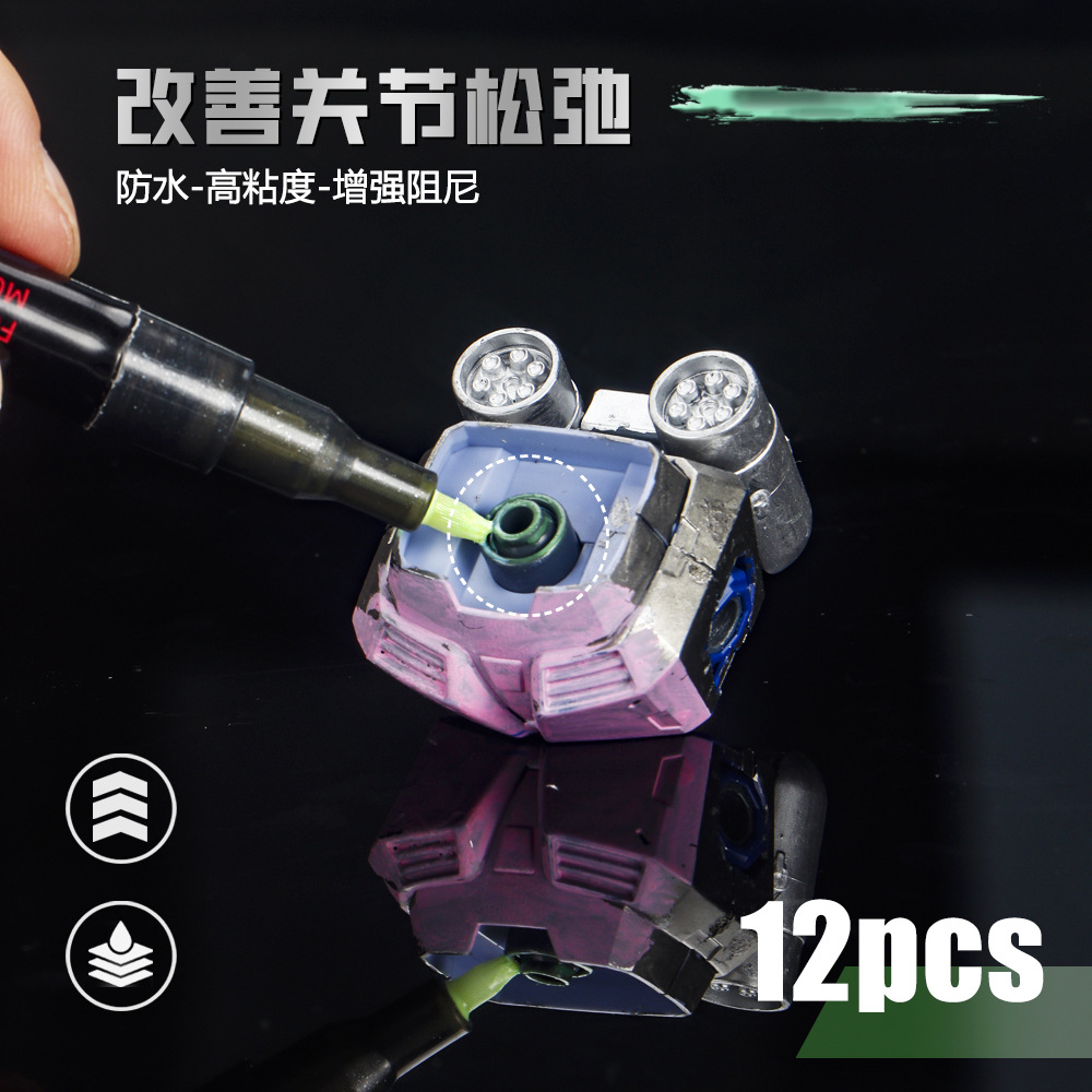 Punja de refuerzo de articulación modelo Gundam piezas de plástico de montaje y reparación dañadas Punja de pegamento impermeable de alta viscosidad