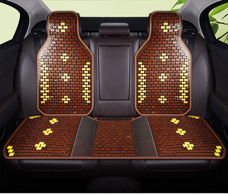 Car Seat Cushion Summer Truck Seat Cushion Cooling Pad Single Piece Seat Car Pad Bamboo Cooling Mat Ice Pad Rear Ventilation for Long Sitting