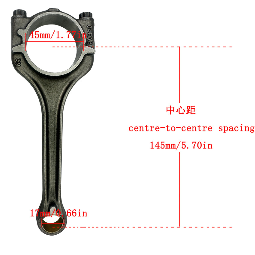 04E198401G Car Connecting Rod Is Suitable for Dah/Cka Engine 1.4L
