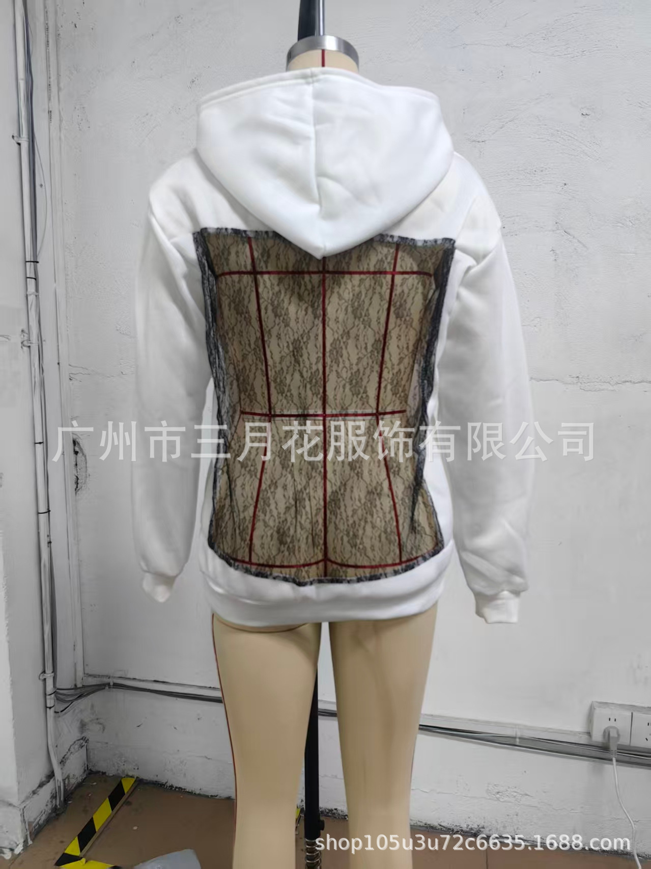 Sudadera con Capucha para Mujer de Poliéster con Manga Larga