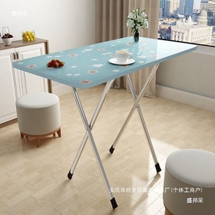 Folding Writing Desk for Dining, Rental Room, Direct Sales Table, Street Stall Dining Table, Home Factory Rectangular Study Small Table