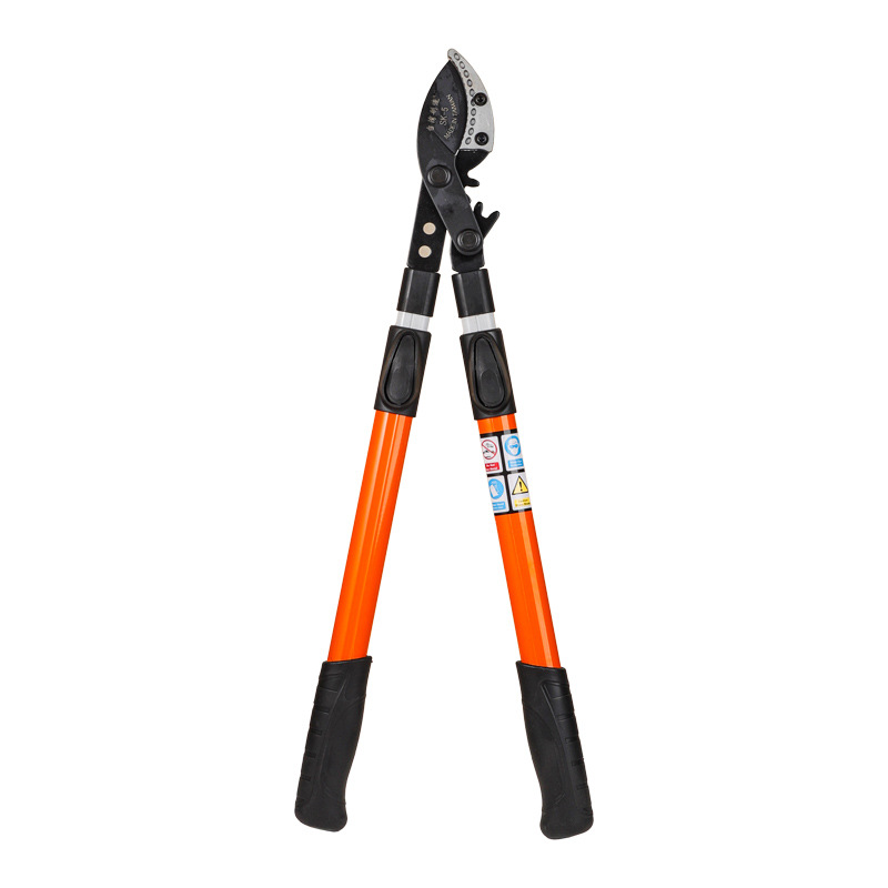 Tijeras de jardín vigorosas de mango largo retráctil, tijeras de rama gruesa, que ahorran mano de obra, tijeras de podar de árboles frutales rápidas y potentes, tijeras de rama gruesa