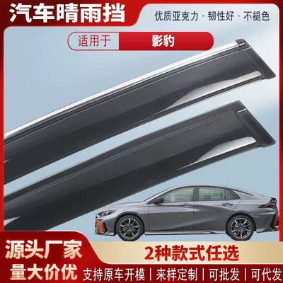 Suitable for Trumpchi Emkoo Car Window Rain Shield Acrylic Car Rain Visor Rain Guard Exterior Modification Accessories Wholesale (Rain shield)