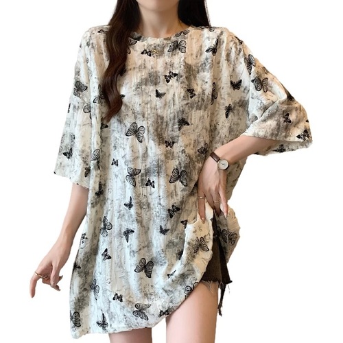 [Original Quality Craftsmanship] Plus-size Women's Clothing Summer Style Western-style Slimming Short-sleeve T-shirt—European Design Top