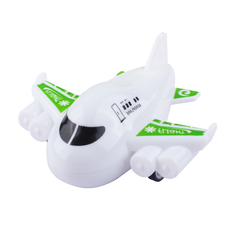 Juguete para niños tire de dibujos animados pequeño avión regalo de jardín de infantes MINI avión de pasajeros niños y niñas pequeño regalo puesto al por mayor
