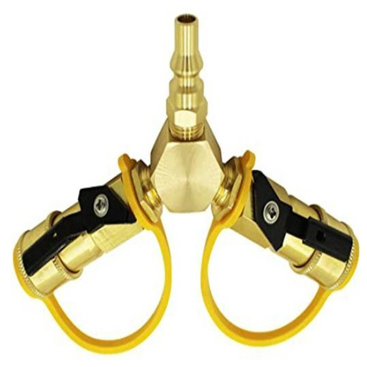 亚马逊北美RV 拖车 1/4英寸丙烷快速Y接头