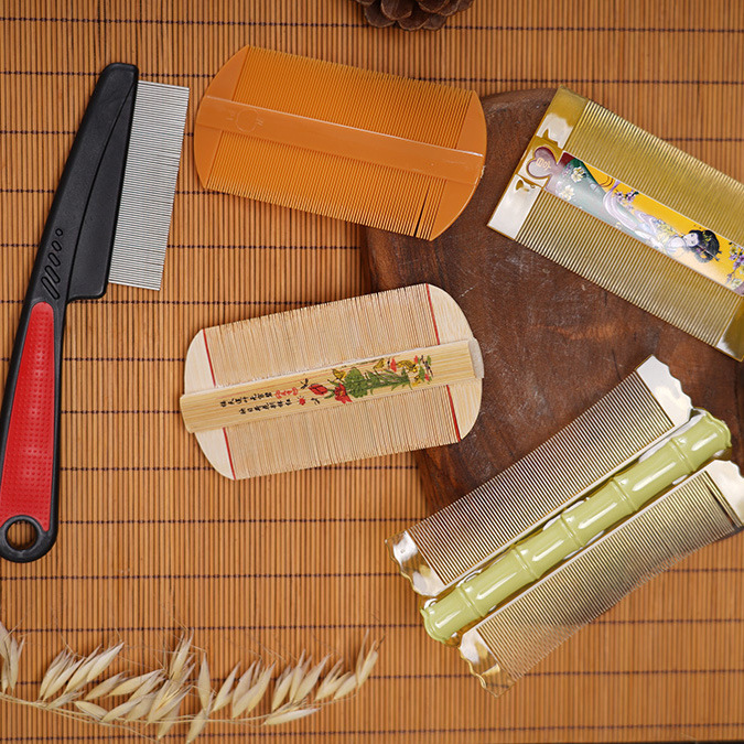 一件代发散装虱子梳加密齿除头虱细齿竹密梳子儿童刮头屑竹篦子梳