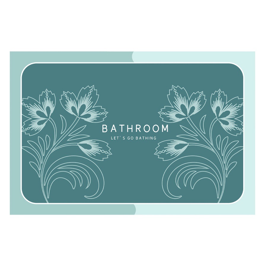 Cuarto de baño suave barro de diatomeas absorbente alfombra de piso Puerta de baño alfombra de piso de secado rápido alfombra antideslizante fábrica