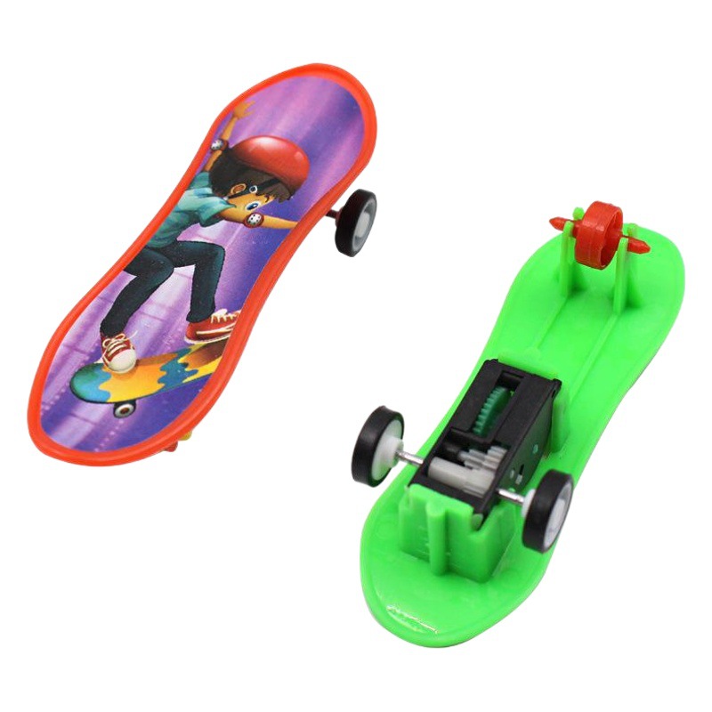 Mini Tire hacia atrás coche al por mayor de los niños de dibujos animados mini inercia Tire hacia atrás dedo monopatín coche de juguete niño juguete