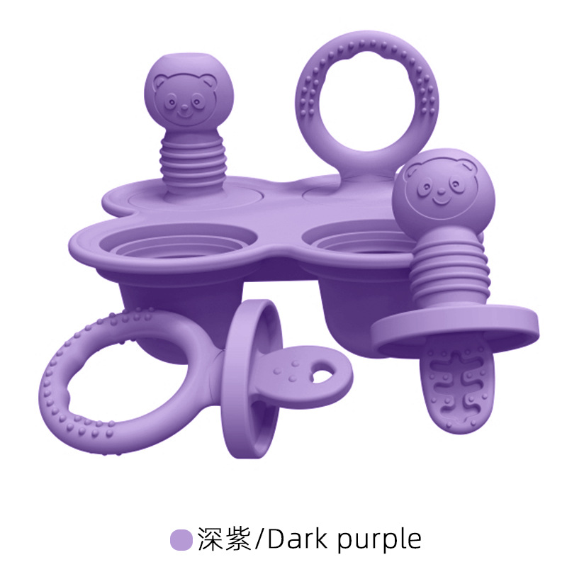 Molde de helado para la alimentación del bebé Molde de gel de sílice para bebés