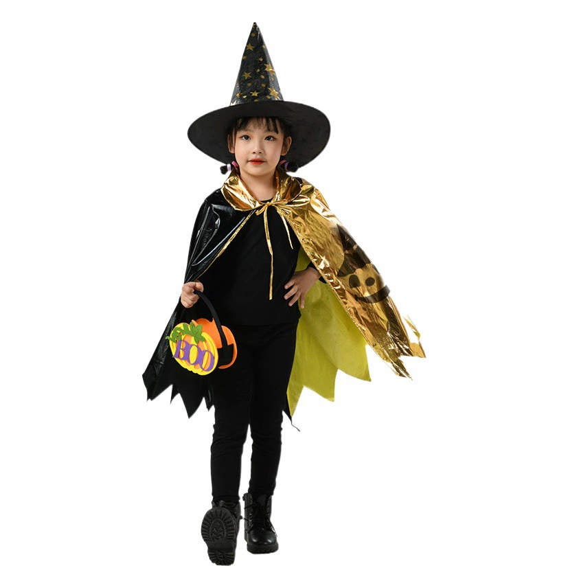Хэллоуин детский маг плащ плащ европейские и американские ведьмы