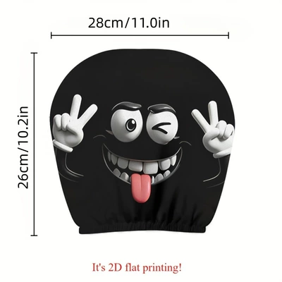 Shrink or Become Hard: Sürətlər qutusu və əl tormozu başlıqları - cartoon-fun-expressions-2-pack