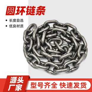 Stainless Steel Alloy Ring Chain Hanging Ring Traction Chain Industrial Lifting Chain Lifting Chain Direct Sales