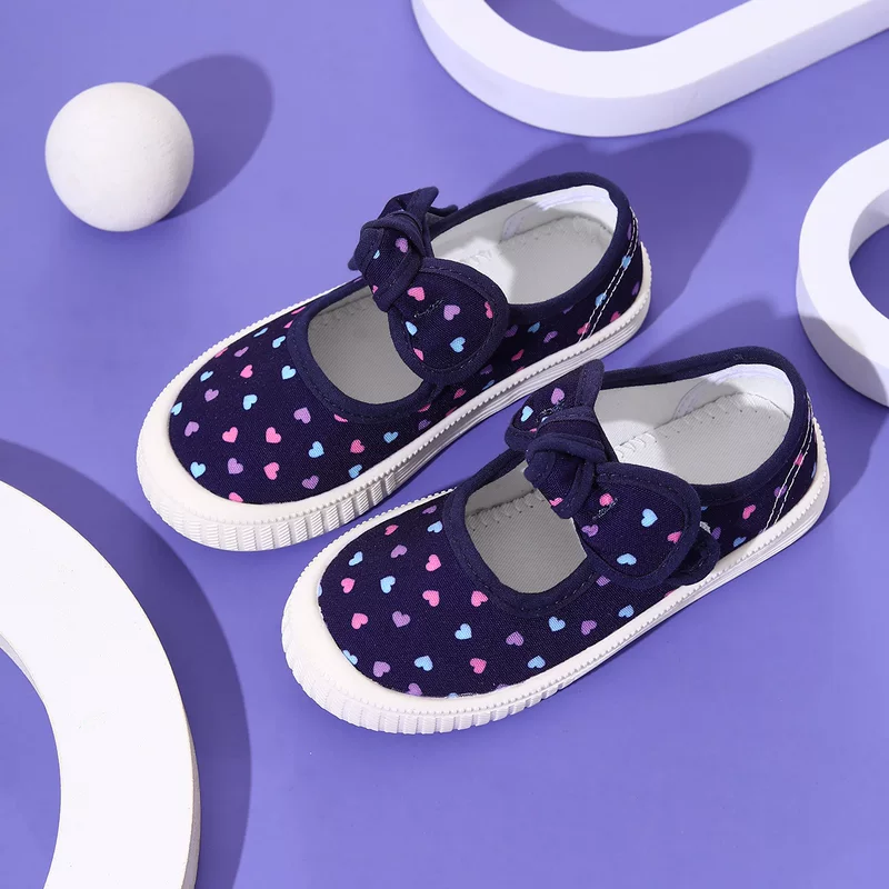 Cloth shoes with bow with velcro, sneakers for leisure, European style, wholesale