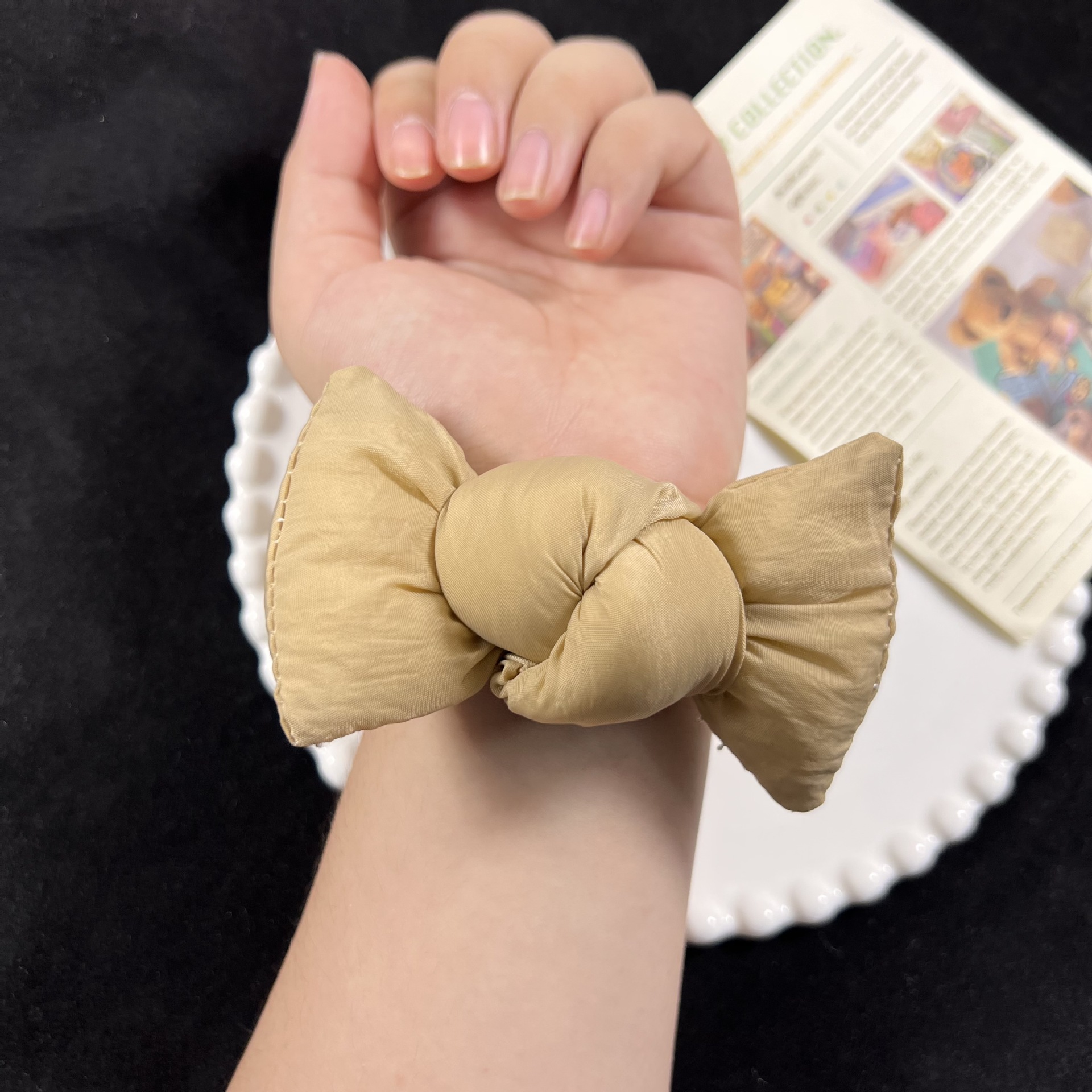大頭蝴蝶結髮繩豬大腸發圈ins少女心可愛學生不傷發高級馬尾頭飾