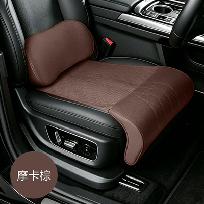 Breathability, Super Strong Leg Support, Seat cushion, seat cover - y-shaped-leg-rest-integrated-lumbar-supportmocha-brown