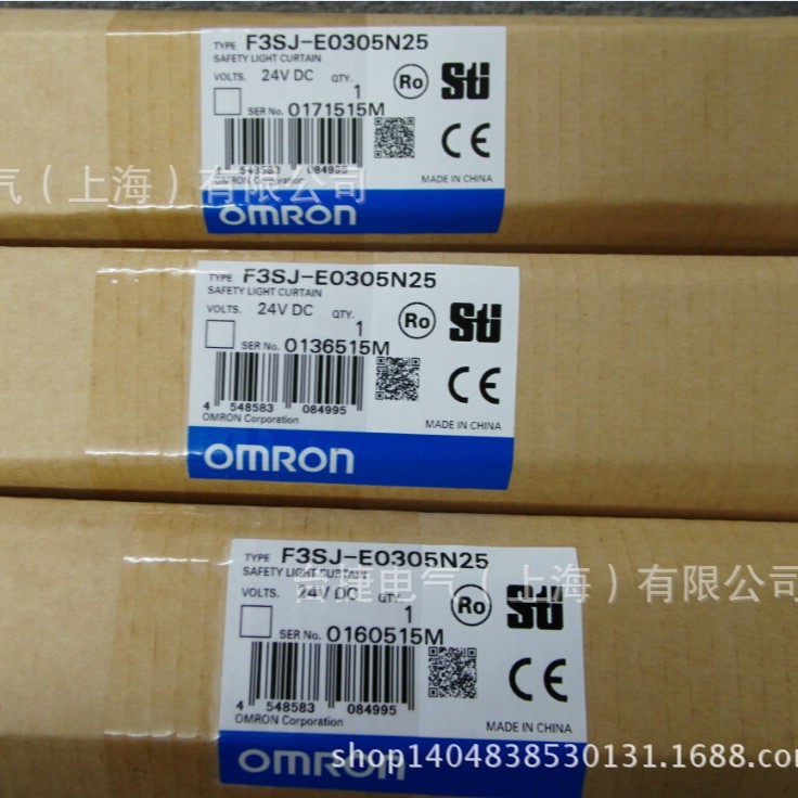 欧姆龙OMRON全新原装 光幕 F3SJ-E0305N25 24DC原装全新