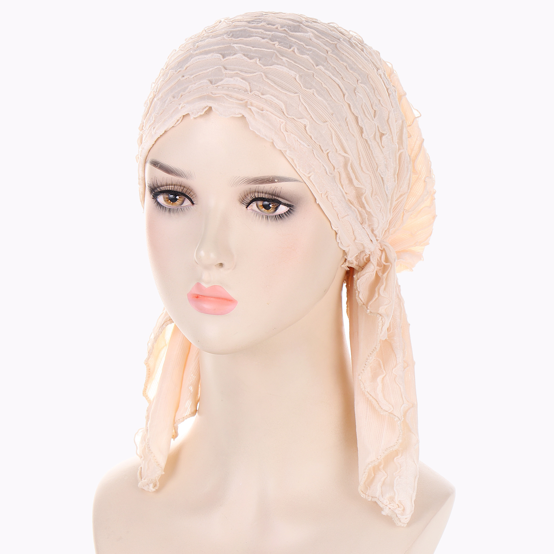 55g Weight Hijab Hats Type Daily, Street Occasion Polyester Material Solid Color Pattern All Seasons Season Women's Gender Casual, Classic Style Style Eaveless Rim Women's Casual Classic Style Solid Color Polyester Hijab 9