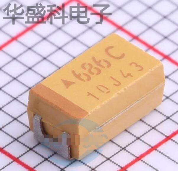 TPSC686M016R0200 描述 68uF(686) ±20% 16V 钽电容器