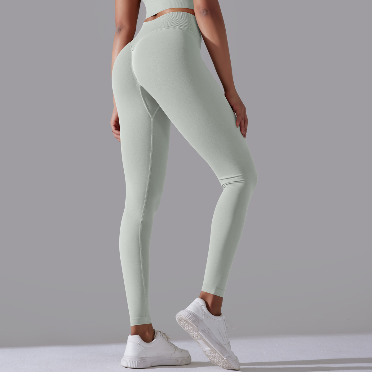 Simple Style Sports Solid Color Nylon Cotton Blend U Neck Tracksuit Vest Jogger Pants Leggings display picture 167