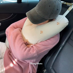 車用枕、長距離自動運転首保護、かわいい漫画の女の子、後部座席の車の睡眠、子供用保護卸売