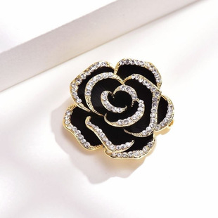 New high-grade Camellia corsage suit all-Match rose brooch high-end female pin brooch wholesale