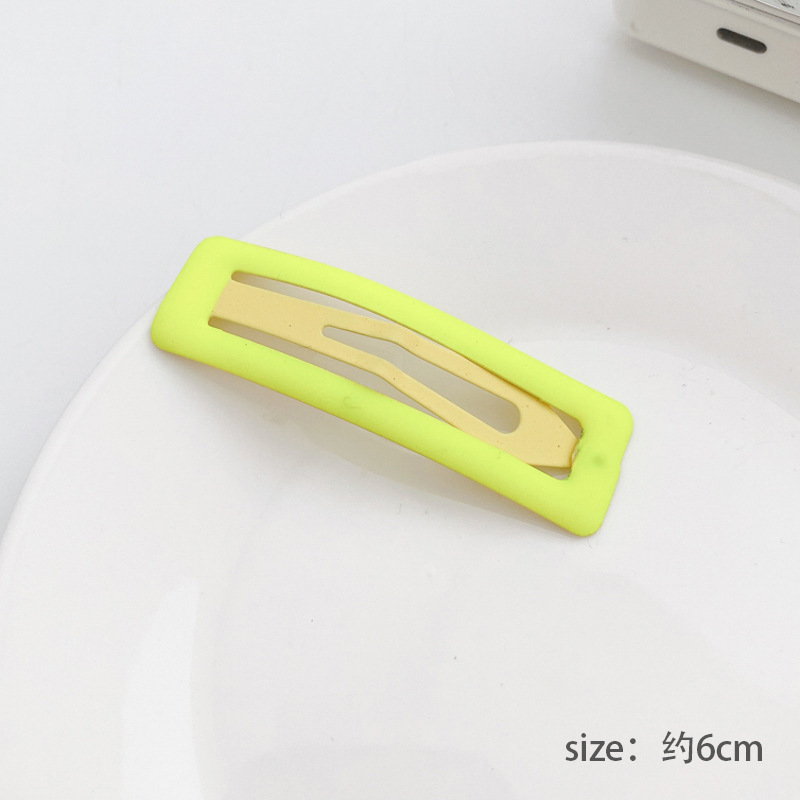 Tablero de Damas blanco y negro Plaid horquilla hembra ins Corea del Sur clip de pico de pato Mori clip sin costuras flequillo lateral clip accesorios para el cabello