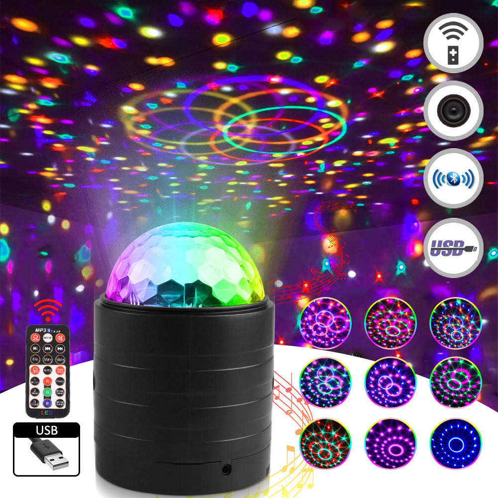 Bluetooth Ball Lantern 6 Color MP3 Music Sound Control Fight Stage…