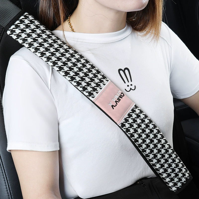 Ремень безопасности автомобиля, плечевой чехол Four Seasons, милый женский интерьер автомобиля, удлиненный защитный чехол с защитой от обвязок