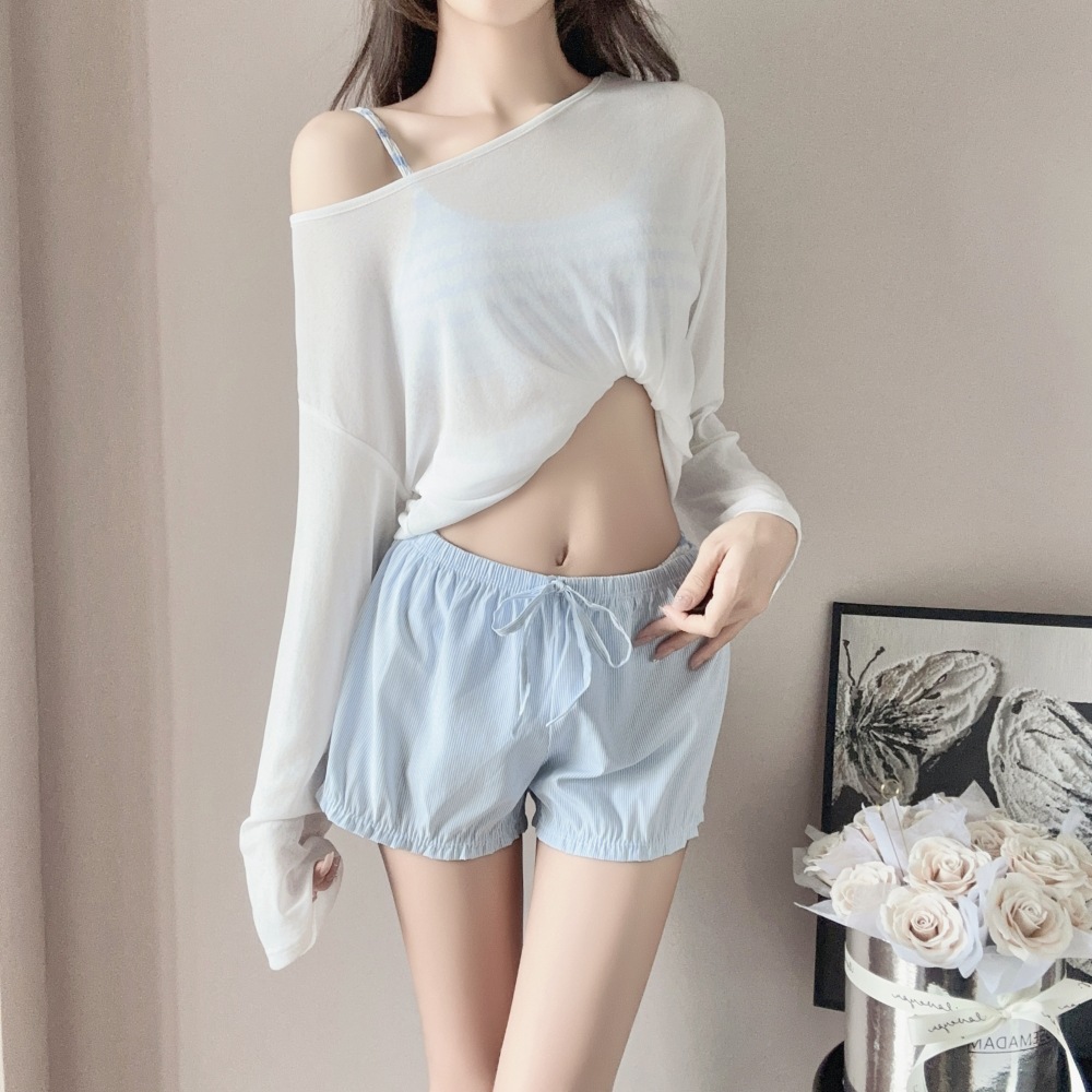 Bikini+shorts+shirt