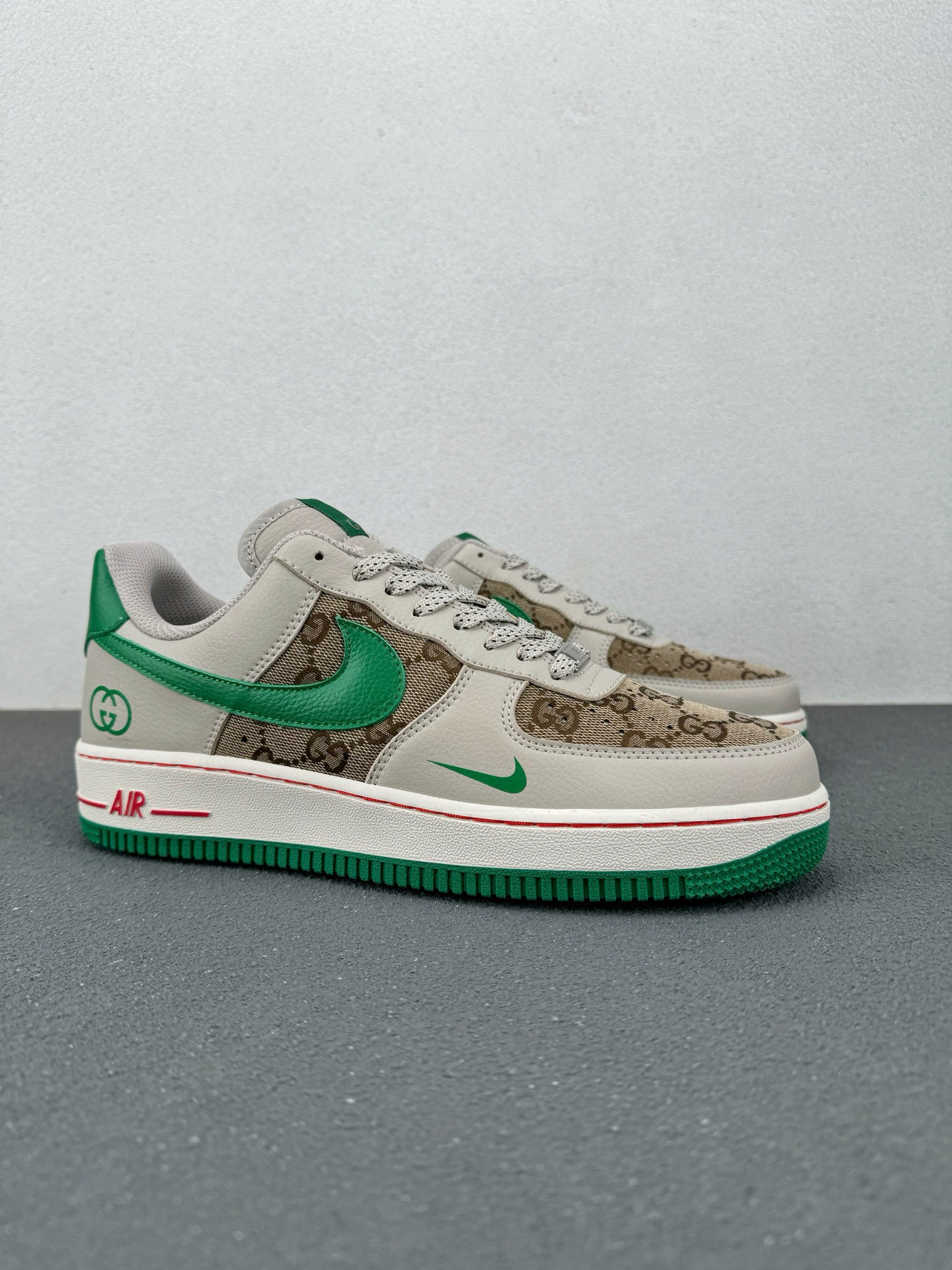 Zapatos Putian versión original de la fuerza aérea No. 1 en el extranjero marca conjunta de la cabeza de cuero en lugar de cojín de aire zapatillas deportivas para hombres y mujeres
