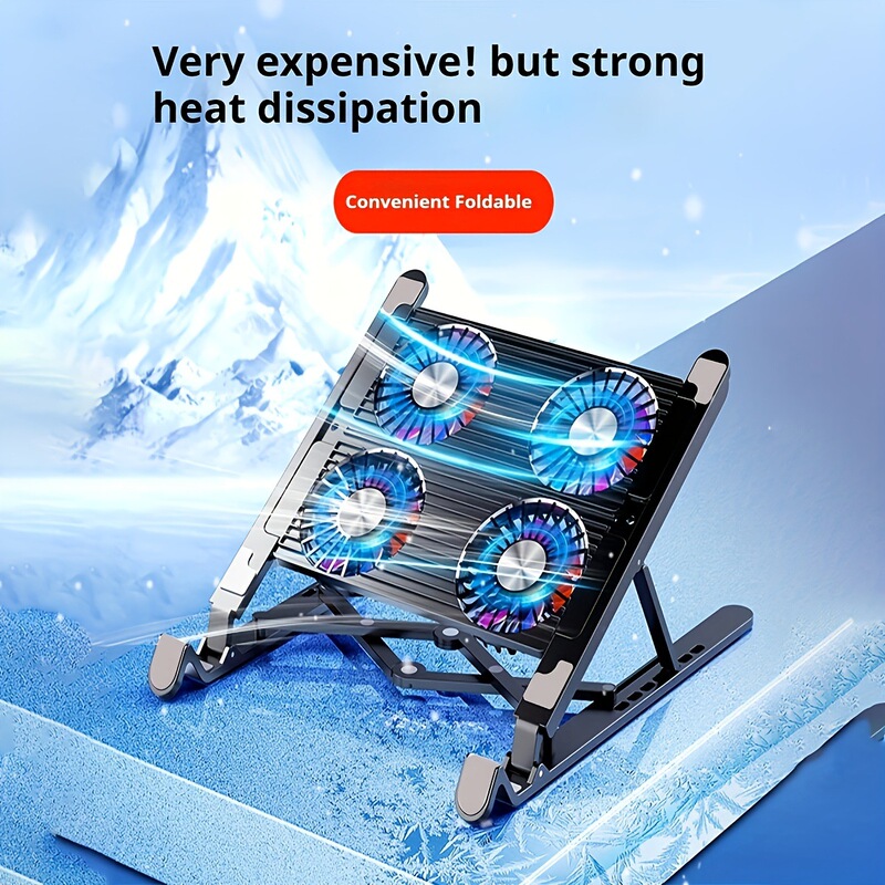 Gaming Laptop Cooling Pad, Laptop Cooling Pad, Gaming Notebook with 4 Fans