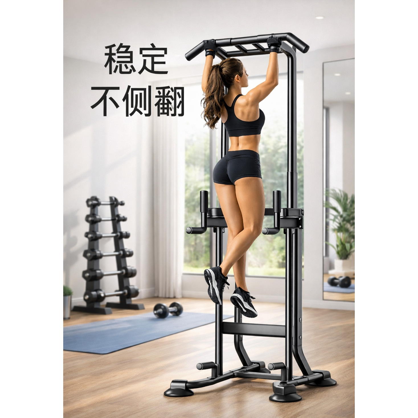 Chaokai Pull-Up Bar Home Indoor Fitness Equipment Multifunctional Pull-Up Bar Parallel Bars Pull-Up Rack