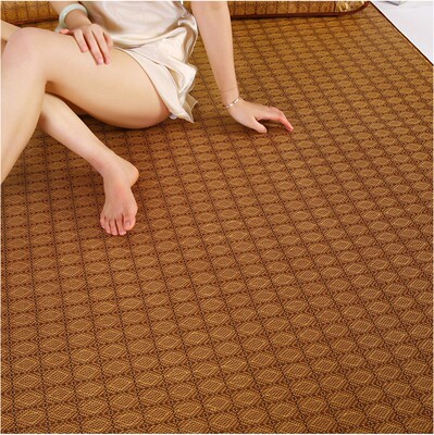 Summer rattan mat 1.5 rice 1.8m sheet Double dormitory student summer sleeping mat 0.9 Foldable lattice Straw mat 1.2m