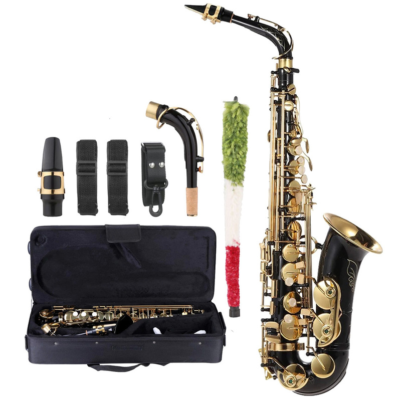 Cross-Border No-Logo Alto Saxophone in E-Flat, Brass 82Z Key Type, Professional Performance Saxophone Instrument Factory Cross-Border No-Logo Alto Saxophone in E-Flat, Brass 82Z Key Type, Professional Performance Saxophone Instrument Factory
