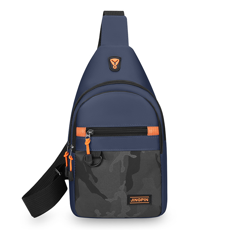 Bolso de pecho simple para hombres, bolso de moda, bolso de hombro, bolso de transporte de gran capacidad, bolso de transporte de ocio al aire libre