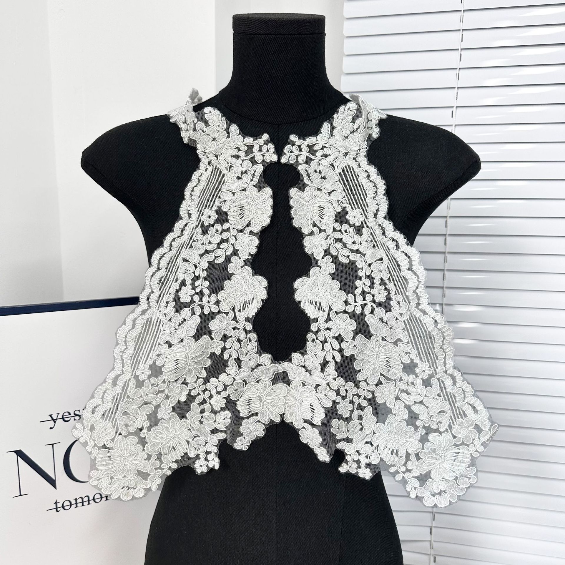 Tiempos delgados de encaje coreano de estilo universal in vestido de ropa de estilo camisa accesorios de decoración DIY joyas